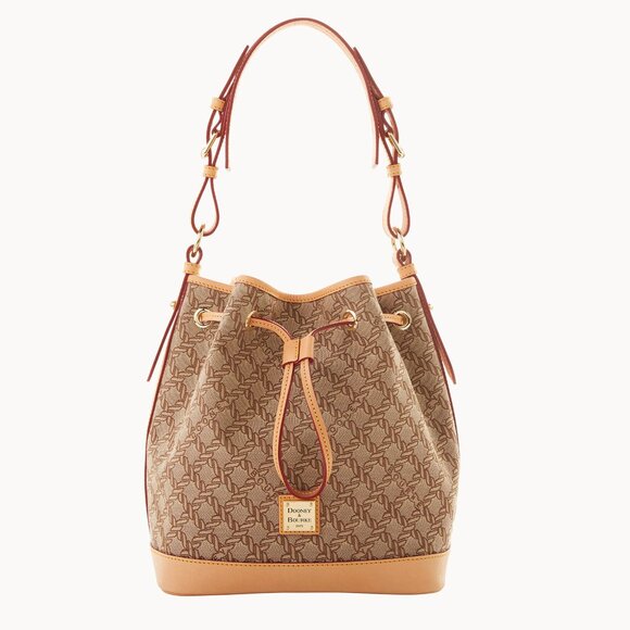 Dooney & Bourke Maritime Drawstring, Brown, NWT - Picture 1 of 15